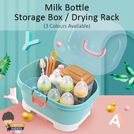 Baby Milk Bottle Storage Box and Drying Rack