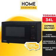 Toshiba 34L Microwave Oven with Grill Touch Control ER-SGS34(K)MY