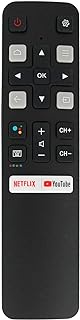 Replacement Voice Command Smart Remote Compatible for Android 4K Smart TV UHD TCL 65P8 55EP680 49S6800FS 32S6500 32S6510S 32S6800 40S6800FS 40S6500FS 43S6500FS 43S6500FS