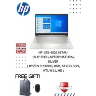 HP 15s-Eq2197AU 15.6'' FHD Laptop Natural Silver