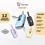 [3C Certified] Pineng PN-876PD 10000mAh Fast Charge Powerbank 22.5W CCC Built in Cable Power Bank Ty