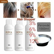 POSA PROFESSIONAL HYDROGEN PEROXIDE CREAM 3% 6% 9% 12 % 1000ML