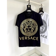 Versace/Versace 2026 Early Spring New Style Short-Sleeved T-Shirt Men's Women's Couple Style Casual 