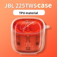 MAXZONE For JBL Tune 225 TWS Bluetooth headset full transparent protective cover T225 Sports headset charging box protective cover