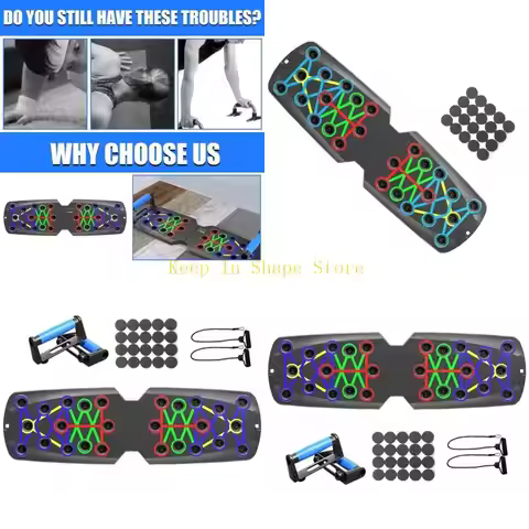 U1JC Push Up Boards, Foldable Fitness Push Up Bar, Push up Handle for Floor, Profession Push Up Stre