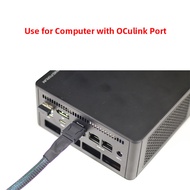 JMT GPU Dock PCIe 4.0 X4 High Speed for Mini PC Notebook Laptop to External Video Graphic Card Docking Station M.2 M Key to OCuLink