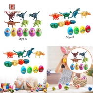[UsusexaMY] 12x Jumbo Dinosaur Deformation Eggs,Creative Home Kids Easter Basket Fillers,Easter Eggs