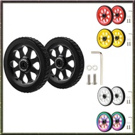 [I O J E] MUQZI Folding Bike Easy Wheel Ceramics Bearing Easy Wheel for Brompton Folding Bike Upgraded Widened Easy Wheel