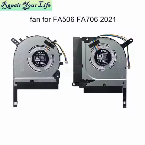 Laptop Cooling Fan for Asus TUF Gaming A15 fa506 FA506ICB FA506IHR A17 FA706 FA706IC CPU GPU Cooler