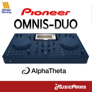 Pioneer DJ / Alpha Theta Omnis-Duo เครื่องเล่นดีเจ Portable all-in-one DJ system ประกันศูนย์มหาจักร Music Arms