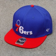 Philadelphia 76Ers Snapback NBA 47 Mirror Hat ORIGINAL