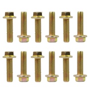 12 Pcs 551652 Bell Housing Bolts Set Kit Compatible with LS/LT Engine Transmission 4L60e T56 LS1 Als