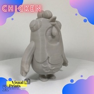 Fall Guys Chicken Character 3D Printed Collectibles