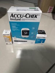 現貨全新血糖機 Accu Chek Instant Blood Glucose Meter with Bluetooth (NEW) +50STRIP+25LANCETS (ACCUCHEK)