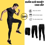 QUẦN GIỮ NHIỆT NAM COMBAT PRO QUẦN LEGGING TẬP GYM NAM MÀU ĐEN