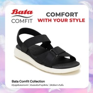 Bata บาจา Comfit Chic Nu2019 Comfy Collection รองเท้าเพื่อสุขภาพรัดส้น พร้อมเทคโนโลยีคุชชั่น สำหรับผู้หญิง สีดำ 5016042 สีเขียวมิ้นท์ 5017042