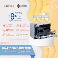 [ Giveaway Zeus Z-2 Lock ] Hafele Built in Dishwasher 45cm (Art. No. 538.21.240) 6 programs wash cycle DELIVERY Included