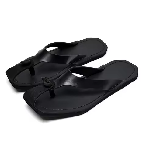 Summer handmade sandals in plus size fashionable men's street style stylish high-quality and persona