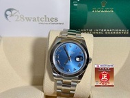 二手 Rolex Datejust 126300  保養中, 齊格, 新保卡 - 28watches