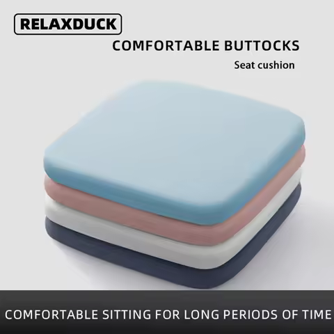 Memory Foam Seat Cushion, Breathable Ventilated Surface for All-Day Comfort, Great for People Who Si
