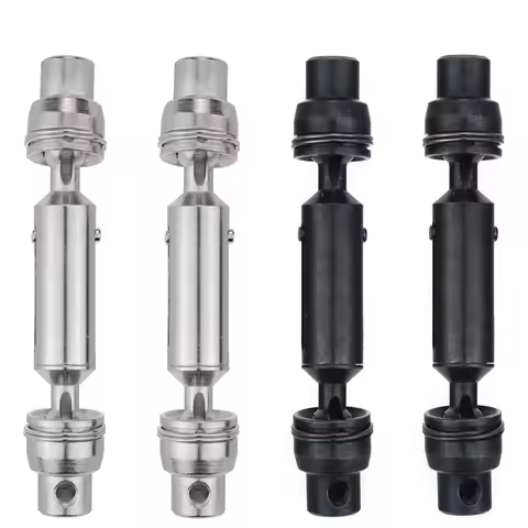 2PCS Upgrade Metal Drive Shaft Silver For Henglong WPL B1 B16 B24 B36 C14 C24 C34 JJRC Q60 Q61 Q65 M