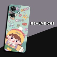 CC40 Flexible rubber softcase/ for realme c61 Girls' Motif/case realme c61 realme c61 casing realme 