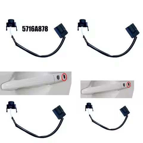 Natural Rubber Mix Car Exterior Handle Switches 5716A878 5716A260 80618W000P Optimized For Harsh Wea