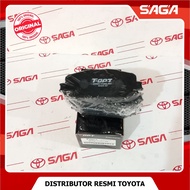 SAGA | Brake Pad Front Brake Pads for Yaris Bakpao & Vios Gen 2 Type G / S T-OPT 04465-TT201-8M