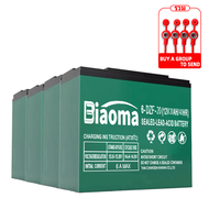 Biaoma แบตเตอรี่แห้ง แท้ แบตรถไฟฟ้า 48v แบตเตอร์รี่รถไฟฟ้า แบตเตอรี่ตะกั่ว12V/20ah