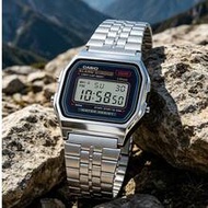Casio Retro Street Style Stainless Steel Digital Watch With Luminous A159W-N1