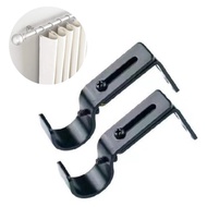 yu Adjustment Curtain Rod Support Modern Curtain Rod Bracket Window Rod Hold Expandable Rod Support Bracket for Bedroom
