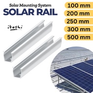 ITOSHI Solar Mounting Rail for Metal Roof Metal Deck DIY Rail Solar Panel Rail 10cm 50cm 500mm 100mm
