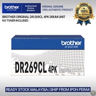 Brother Original DR-269CL 4PK Drum Unit - Genuine Black Cyan Magenta Yellow Set [Ready]