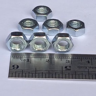 WHITE NUT M6 KEY 10 HEX NUT 6MM GALVANIZED NUT M6 PITCH DRAT 1.0 HEX NUT M6 GALPANIS NUT HOLE DIAMET
