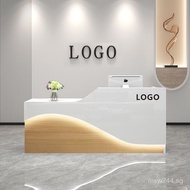 Cabinet Cashier Counter Milk Tea Clothing Front Desk Bar Counter Simple Bar Table Reception Cashier 