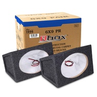 Bbox Pro Audio Tuned Car Speaker Boxes & Enclosures - 6x9 Speaker Box for Great Sound Quality for Ho