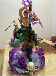 惠美玩品 海賊王 GK 公仔 2205 索隆 拔刀 和之國 場景 雕像 模型 擺件 盒裝 熱血