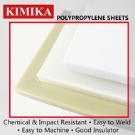 PP Natural White Sheet pre cut to size 5mm x 350mm x 500mm Polypropylene Engineering Plastic