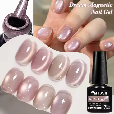 7ml Dream Cat Magnetic Gel Nail Polish Glitter Effect Semi Permanent Soak Off UV LED Gel Varnish Man