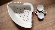 宜家ikea TISKEN

角位層架組合連吸盤, 白色