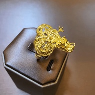 22k / 916 Gold 3D Dragon Ring