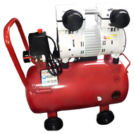 工具先生 刷卡０利率 3HP 25公升 靜音無油式雙氣缸空壓機 美術噴筆 電腦吹塵 1個