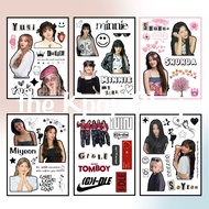 GIDLE STICKER SET MYEON YUQI SOYEON MINNIE SHUHUA