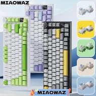 MIAOWAZ Gaming Keyboard, AK820 82-Key Mechanical Keyboard,  With Knob Mechanical Keys  Backlit Wired