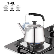 Poleuang 1 Liter Stainless Steel Water Kettle - HS4061 (Hafifa19)