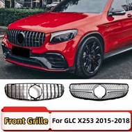 Front Grille Bumper Grill Mask Grid Tuning Accessories For Mercedes Benz GLC X253 2015-2018 220 250 