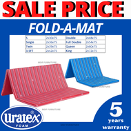 ORIGINAL URATEX FOAM Mattress 3Fold-A-Mattress 2 Inches Thick X 75 (S30x75/Single 36x75/Double 48x75/Full Double 54x75/Queen 60x75/King 72x75-ALL COLOURS) for Sale Price