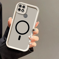 SOFTCASE SILIKON CASE HITAM/CREAM OPPO A15 CASING MATTE ROSE ANTISHOCKPROOF WARNA HITAM/CREAM OPPO A
