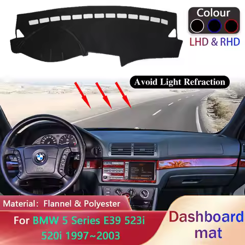 Car Dashboard Cover Pad for BMW 5 Series E39 523i 520i 1997~2003 1998 Liner Anti-Slip Mat Sunshade D