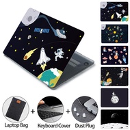 4 in 1 [Ready Stock]Huawei matebook D14 D15 case with free dust plug,Cartoon Cute cover for Matebook